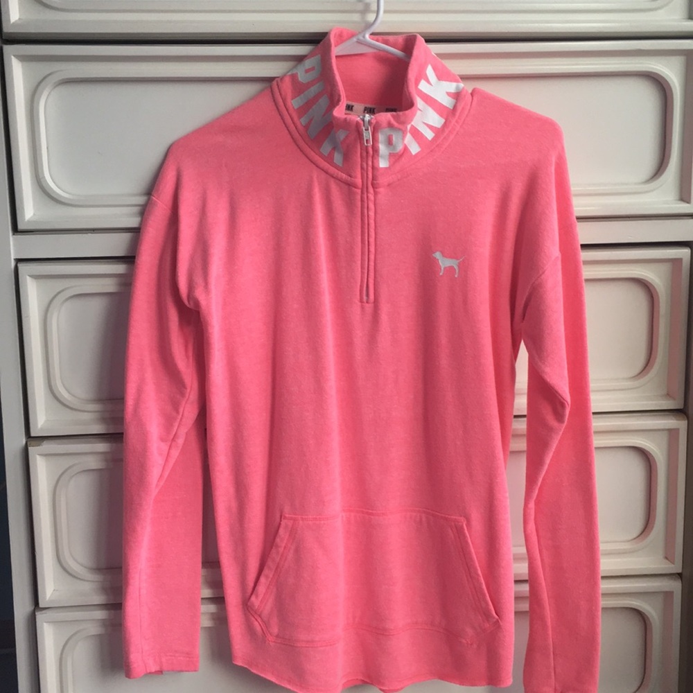 Victoria’s Secret PINK Pink Quarter Zip Jacket